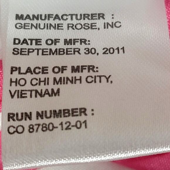 Jona Michelle Girl's Dress w/ Pink Accents and Bow Size 7 - Picture 9 of 11